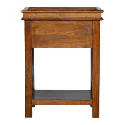 Artisan - Solid Criss-Cross End Table in Wood