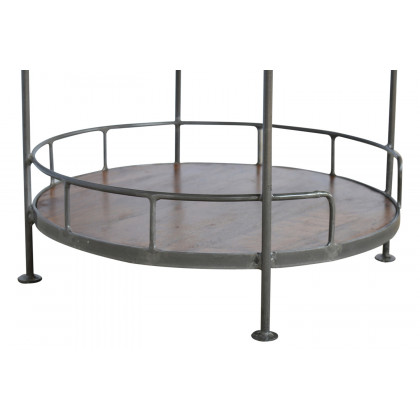 Artisan - Industrial Round Butler Tray Table