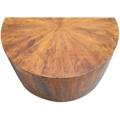 Artisan - Chestnut Round Wooden Coffee Table
