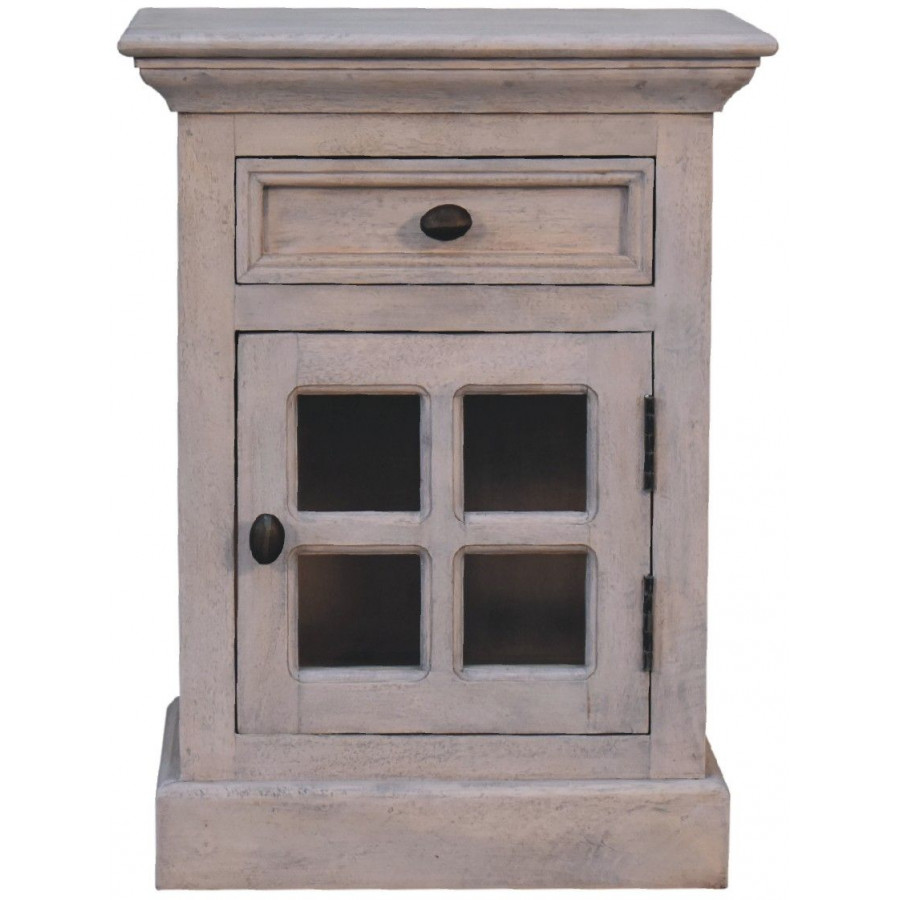 Artisan - Glazed Stone Nightstand