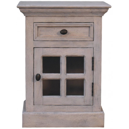 Artisan - Glazed Stone Nightstand