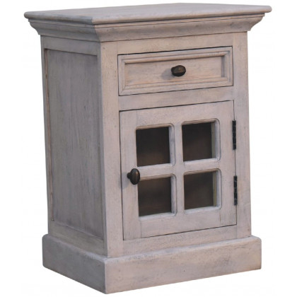 Artisan - Glazed Stone Nightstand