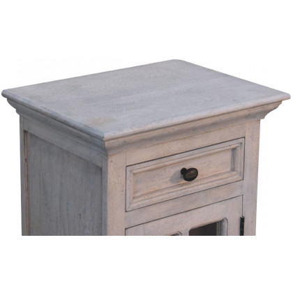 Artisan - Glazed Stone Nightstand