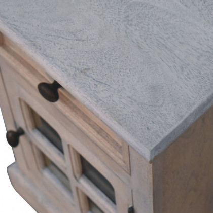 Artisan - Glazed Stone Nightstand