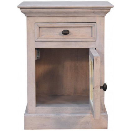 Artisan - Glazed Stone Nightstand