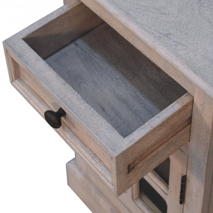 Artisan - Glazed Stone Nightstand