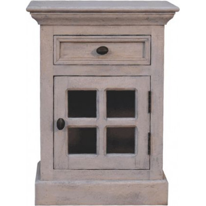 Artisan - Glazed Stone Nightstand