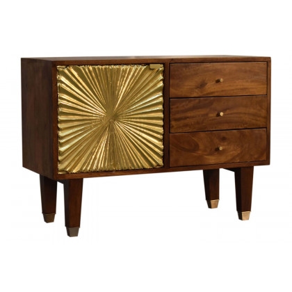 Artisan Manila Gold Sideboard - Tapered Legs