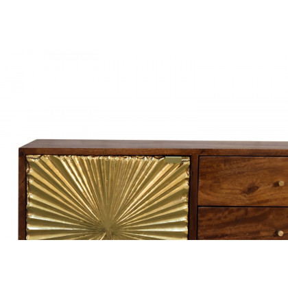 Artisan Manila Gold Sideboard - Tapered Legs
