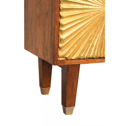 Artisan Manila Gold Sideboard - Tapered Legs