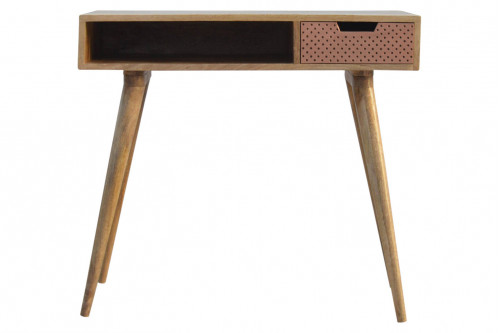 Artisan™ - Perforated Copper Writing Desk
