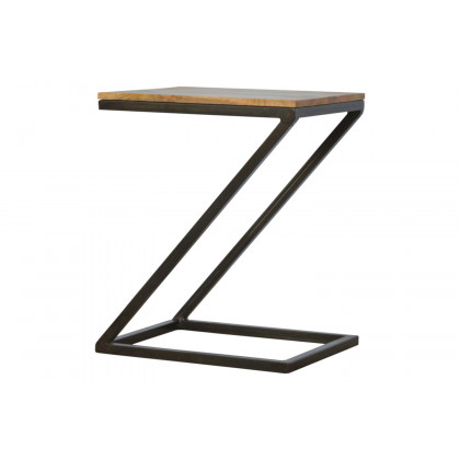 Artisan - Side Table with Iron Base