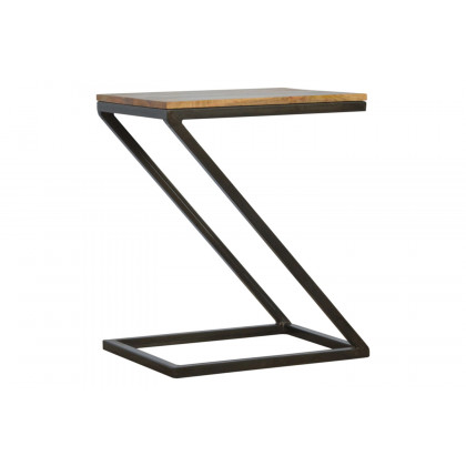 Artisan - Side Table with Iron Base