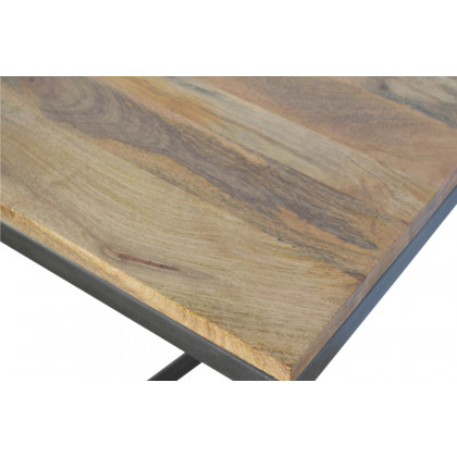 Artisan - Side Table with Iron Base