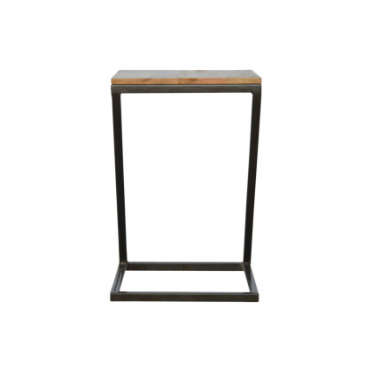 Artisan - Side Table with Iron Base
