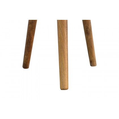 Artisan - Bone Inlay Stool in Tripod