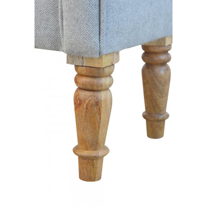Artisan Bedroom Bench - Gray, Tweed