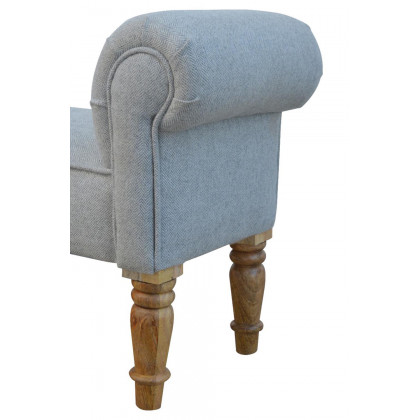 Artisan Bedroom Bench - Gray, Tweed