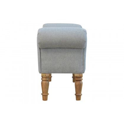 Artisan Bedroom Bench - Gray, Tweed