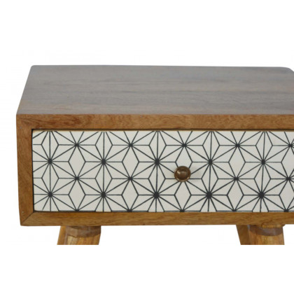 Artisan Prima Bedside with 1 Drawers - Tall Legs
