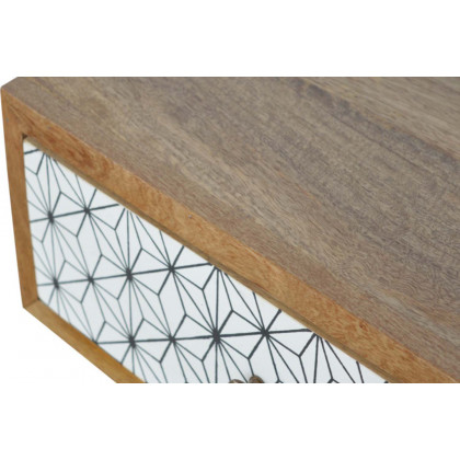 Artisan Prima Bedside with 1 Drawers - Tall Legs