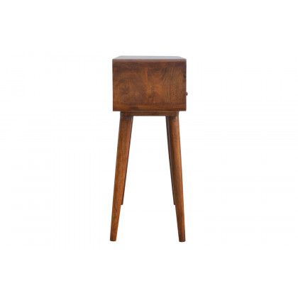 Artisan Curved Console Table - Chestnut