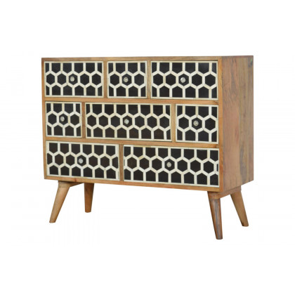 Artisan Bone Inlay Chest - Scandinavian