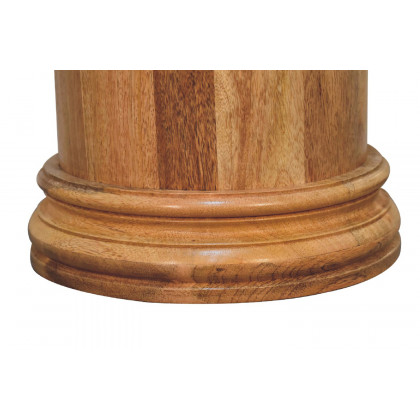 Artisan - Solid Wood Round Umbrella Stand with Knocker