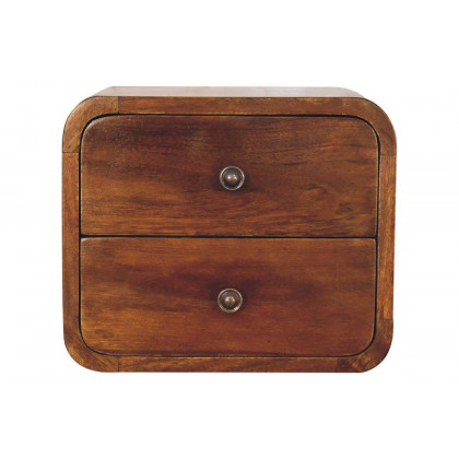 Artisan - Curved Mini Wall Mounted Bedside