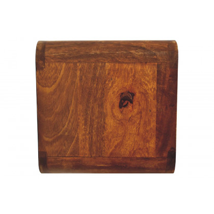 Artisan Curved Mini Wall Mounted Bedside - Chestnut