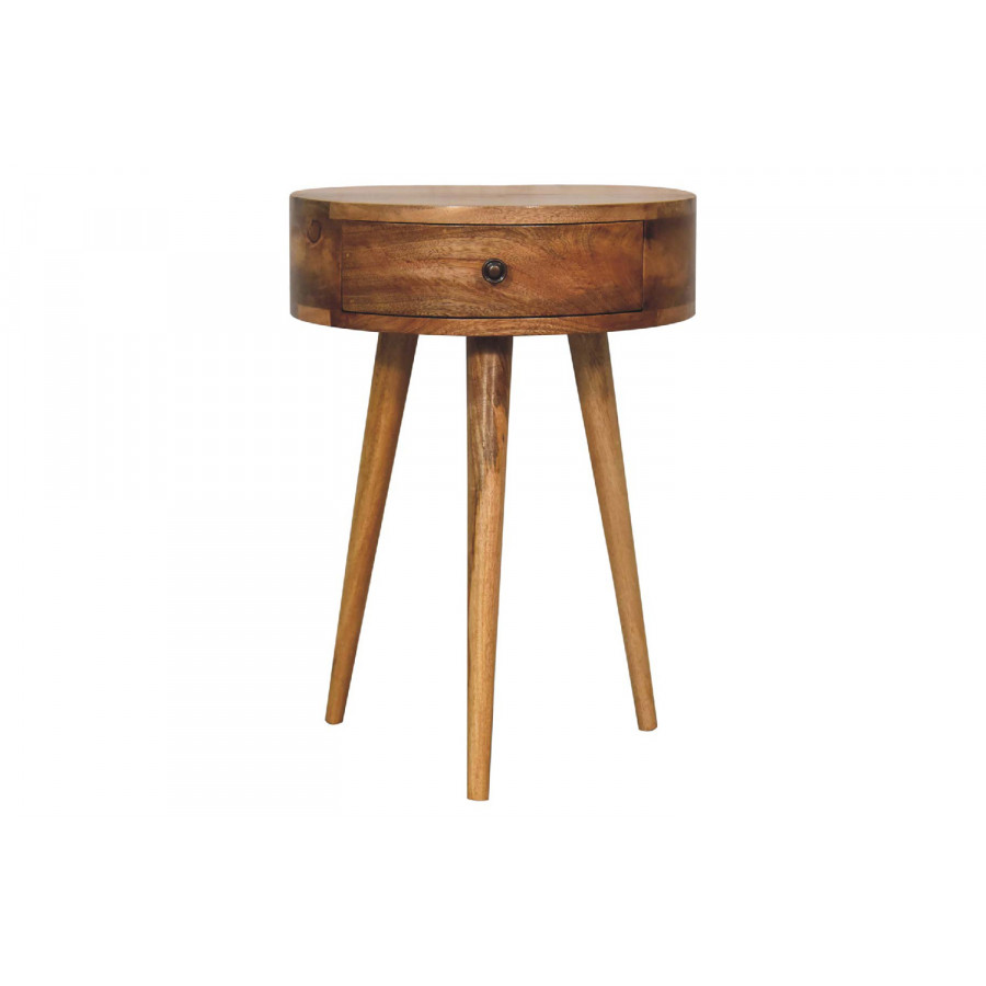 Artisan Semi Circle Bedside - Oak-ish