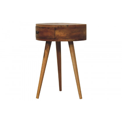 Artisan Semi Circle Bedside - Oak-ish