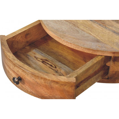 Artisan Semi Circle Bedside - Oak-ish