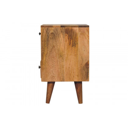 Artisan Mini Classic Multi Bedside - Oak-ish