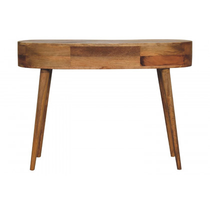 Artisan - Wave Writing Desk in Oak-ish