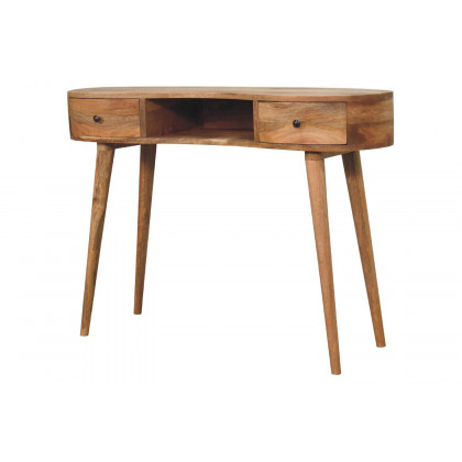 Artisan - Wave Writing Desk in Oak-ish