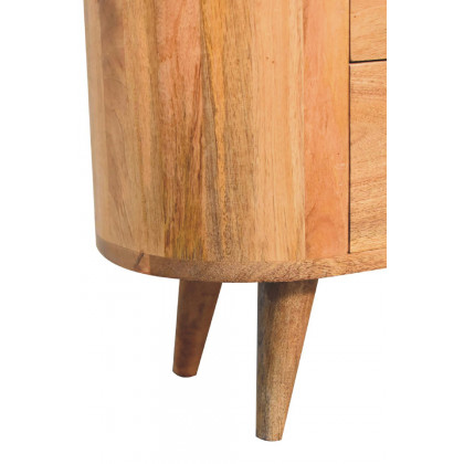 Artisan Round Mini Cabinet - Oak-ish