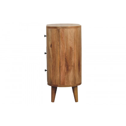 Artisan Round Mini Cabinet - Oak-ish