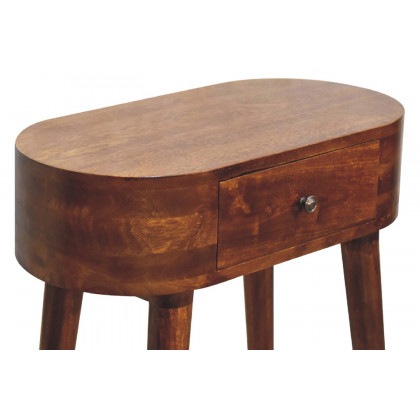 Artisan Mini Albion Console Table - Chestnut