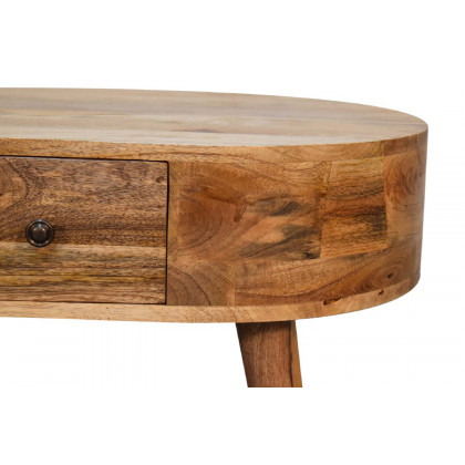 Artisan Rounded Mini Coffee Table - Oak-ish