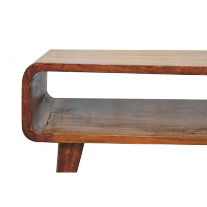 Artisan Open Media Unit - Chestnut