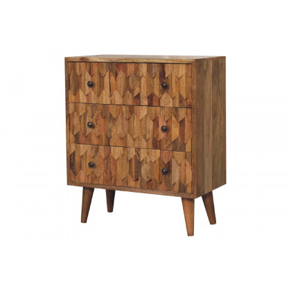 Artisan - Mini Pineapple Carved Chest