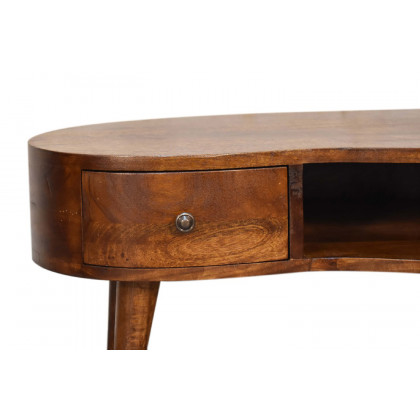 Artisan Wave Mini Coffee Table - Chesnut