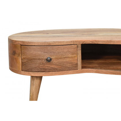Artisan Wave Mini Coffee Table - Oak-ish