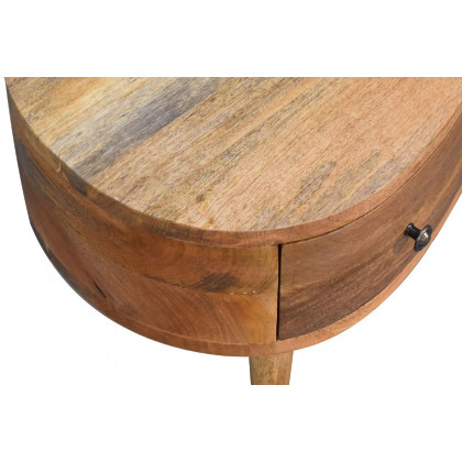 Artisan Wave Mini Coffee Table - Oak-ish