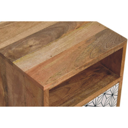 Artisan Prima Bedside with Open Slot - Mini