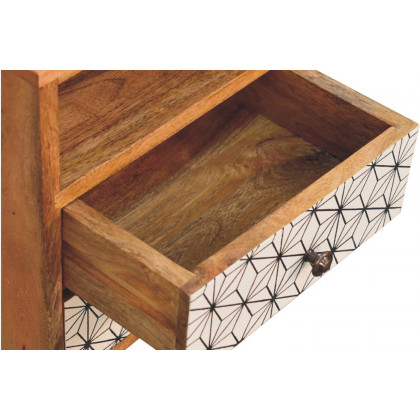 Artisan Prima Bedside with Open Slot - Mini