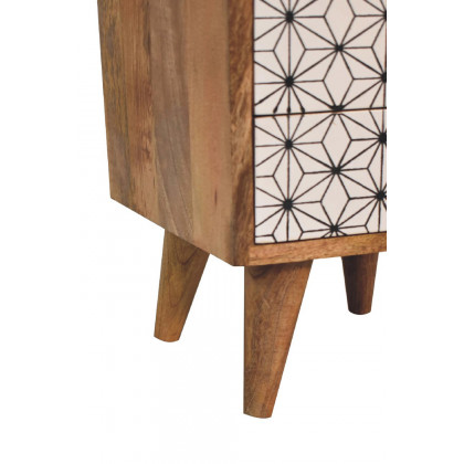 Artisan Prima Bedside with Open Slot - Mini