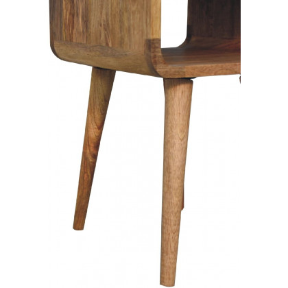 Artisan - Mini Oak-Ish Curve Lower Nightstand