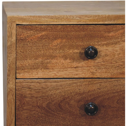 Artisan - Mini 2 Drawer Oak-Ish Nightstand